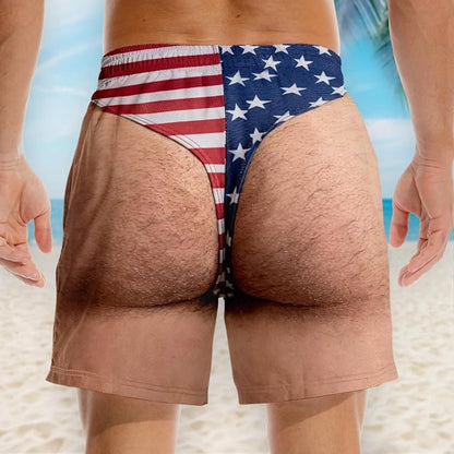 Men's American Flag Swim Trunks