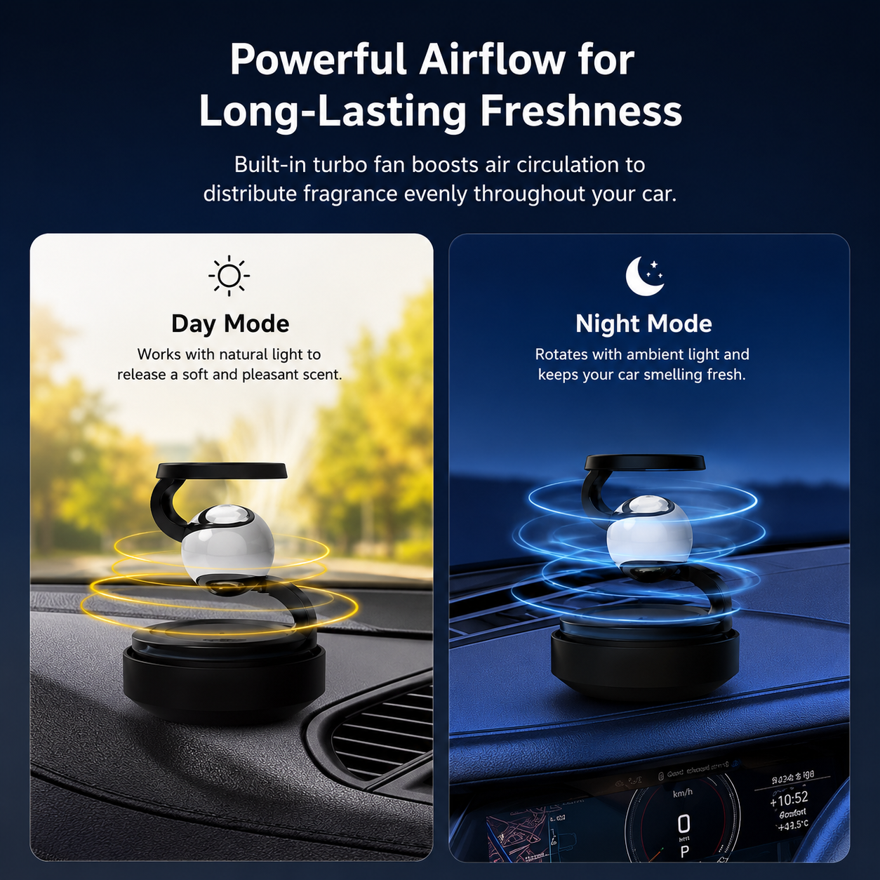 Custom Car Air Freshener Difusor De Aroma Car Freshener Aromatherapy Car Accessories Scent Diffuser Refillable Perfume Bottle