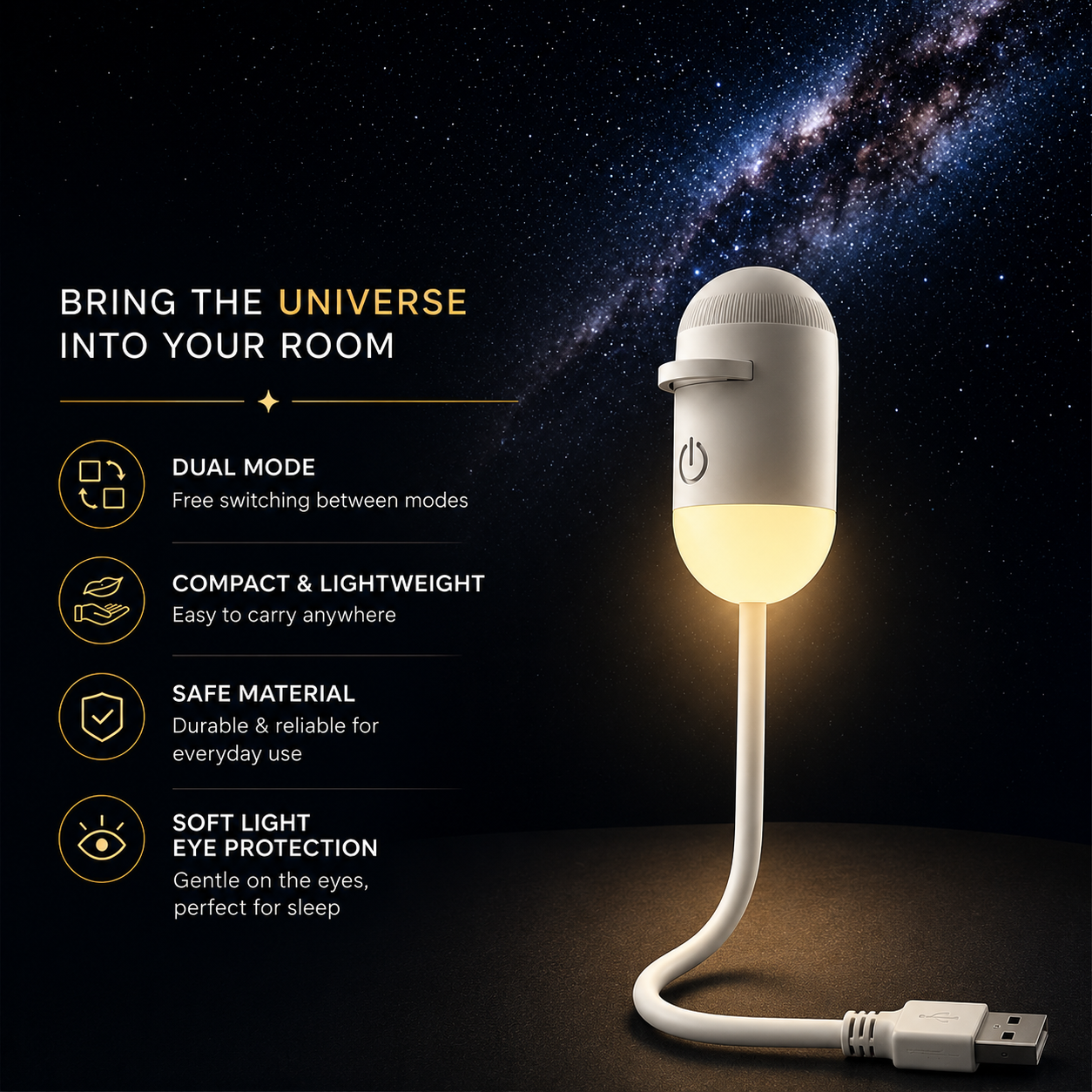 Galaxy Projector & Night Light